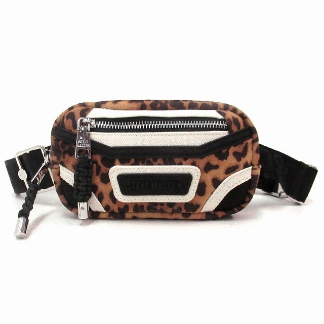スティーブマデン バッグ バッグ ウエストバッグ　ボディバッグ　ベルトバッグ　ヒョウ柄　BMADRIDDLEOPAR