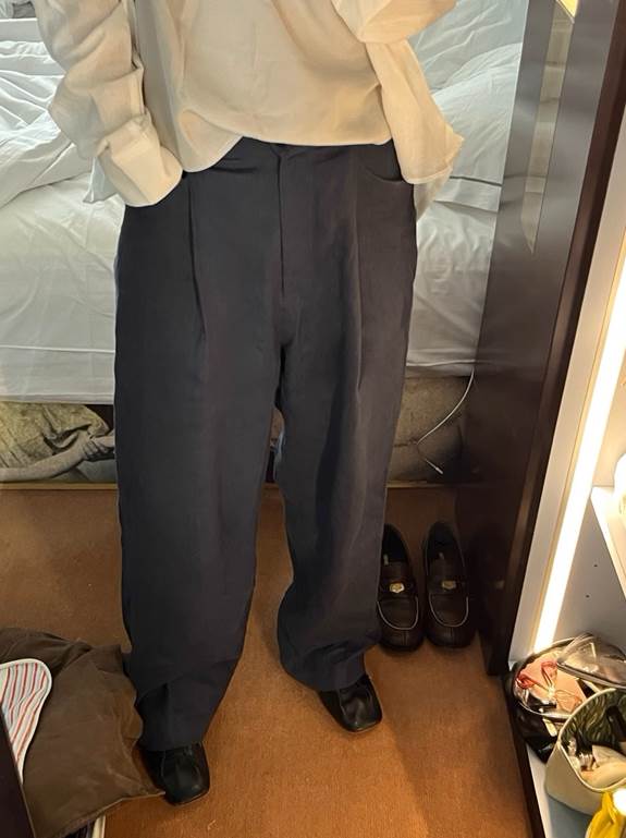 レディース パンツ ボトムス ワイド ストレート Iライン フォーマル コクーン ストリート ウエストマーク ヴィンテージ かわいい 大人可愛い きれいめ シンプル カジュアル 上品 おしゃれ かっこ