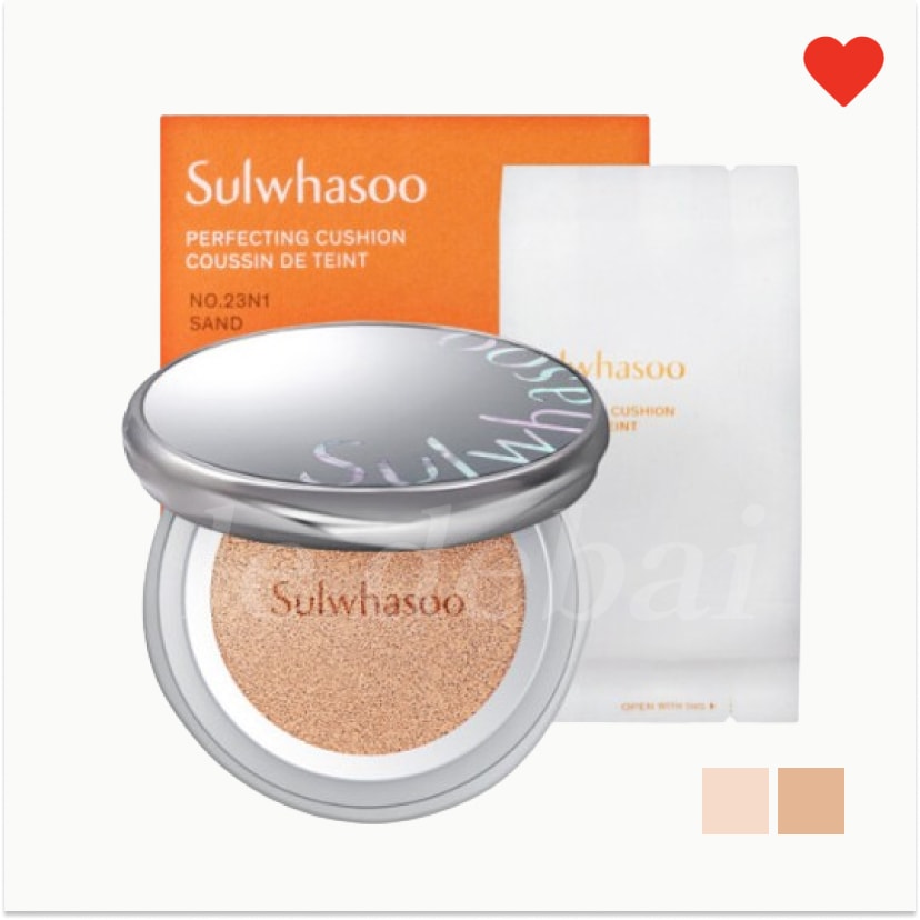 【本品 + リフィル】パーフェクティングクッション 13C1, 21N1, 23N1 , クッションファンデ