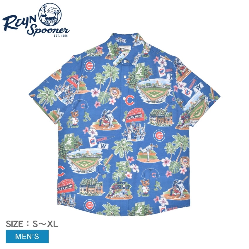 CHICAGO CUBS SCENIC PERFORMANCE BUTTON FRONT M680913125 メンズ MLB メジャーリーグベースボール コラボ トップス シャツ