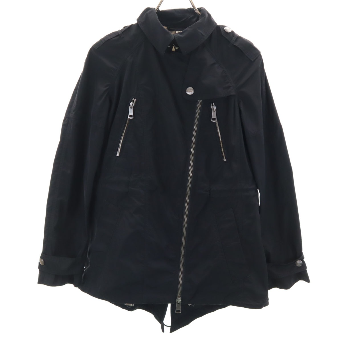 BURBERRY BRIT バーバリーブリット トレンチ ジャケット 6 ブラック メンズ 古着
