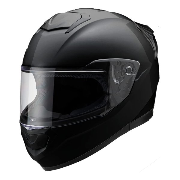 バイク用 フルフェイスヘルメット ブラック XLサイズ 61~62 全排気量対応 YH-002BKXL