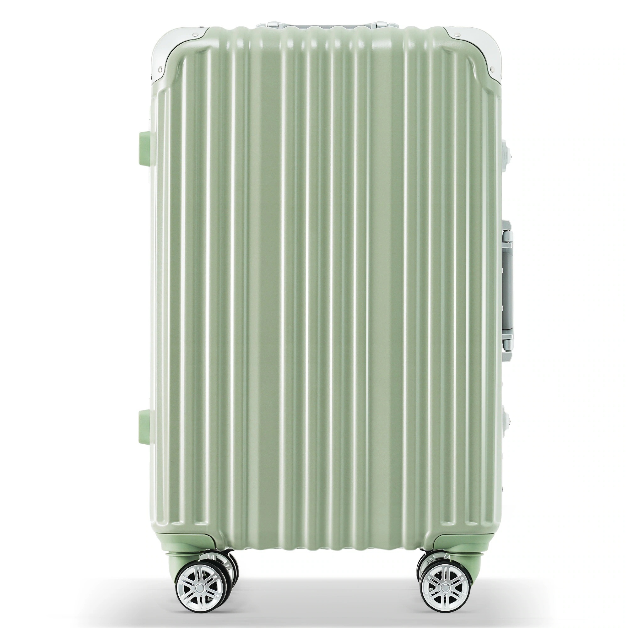 スーツケース Mサイズ アルミ ストッパー付き USBポート カップホルダー キャリーケース キャリーバッグ アルミフレーム 3日~7日 大容量 超軽量 軽い おしゃれ かわいいダブルキャスター 中型 7,986円