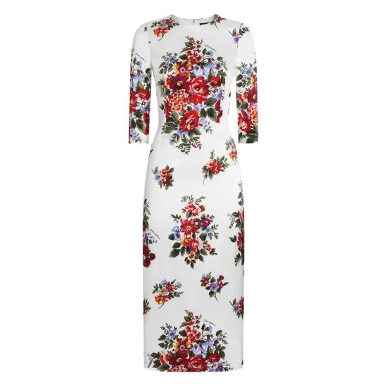 DOLCE & GABBANA Women Dresses F612VT FSICE HA5ZO NEUTRALS