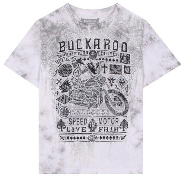 男性プレミアム20番ヴィンテージバイカー半袖Tシャツ01_US
