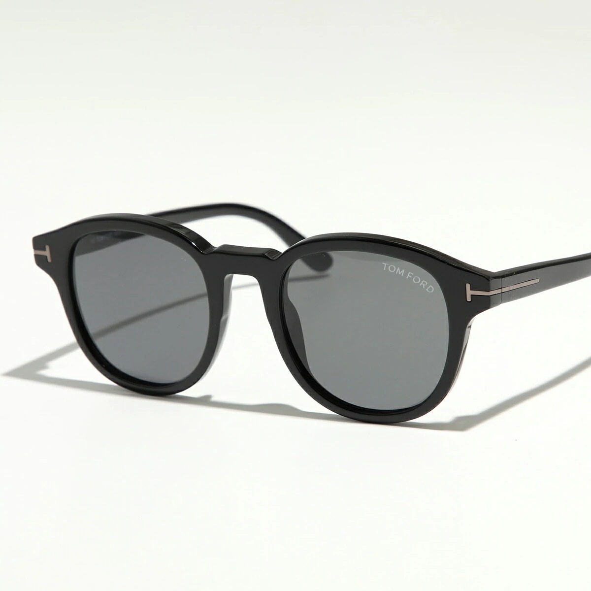 TOM FORD トムフォード サングラス Jameson TF752-N FT752-N レディース ボストン型 セルフレーム フルリム メタルロゴ アイウェア 01A