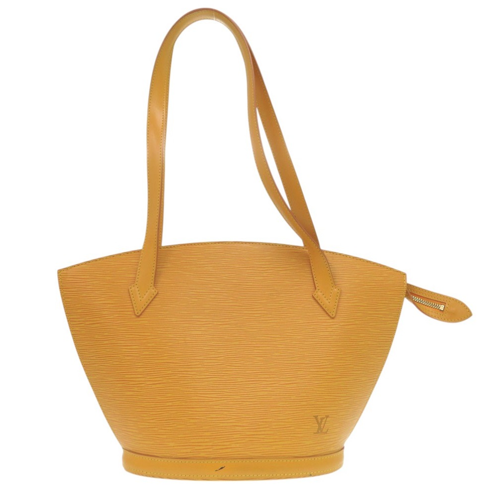 美品 サンジャック　ポワニエロング M52339 ショルダーバッグ エピレザー/エピレザー イエロー LV 0056【中古】 レディース