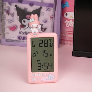 SANRIO Digital Temperature Humidity Clock 温度 湿度 時計
