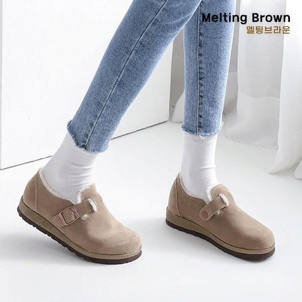 女性 冬の靴 スニーカー ファー スリッポン