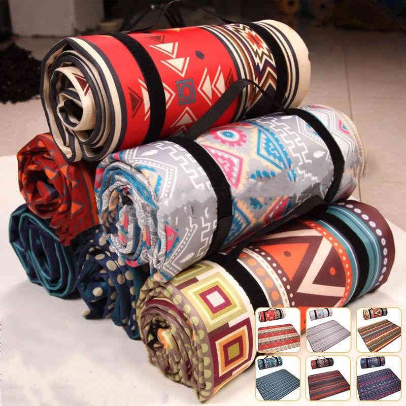 新规入荷続々 レジャーシート 北欧 大きい 厚手 大きい レジャーシート おしゃれ 裏地 防水 洗える