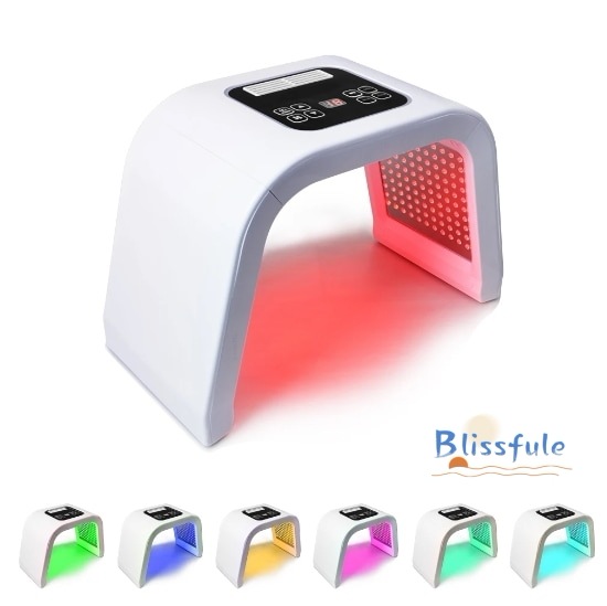 7色/4色 オメガライト LED美顔器 家庭用 LED美容マスク 光美容 シミ くすみ ニキビ対策 美肌 ハリ 弾力 コラーゲン 美 白 光エステ コラーゲンマシンマスク 美顔1