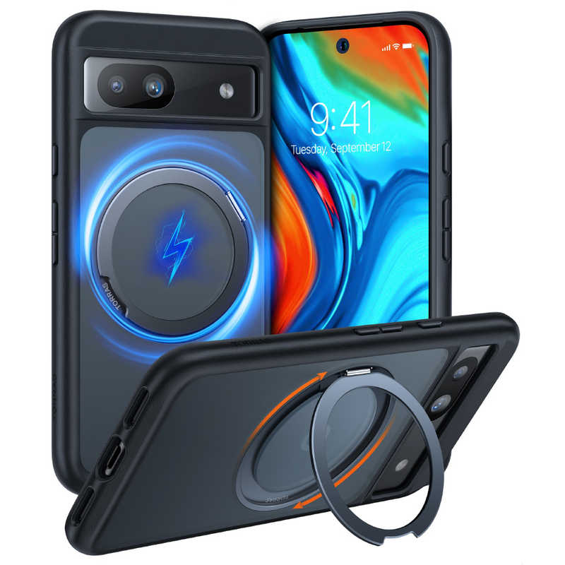 TORRASトラス　UPRO Ostand Pro for Google Pixel 8a ［ Black ］　X00FX1297