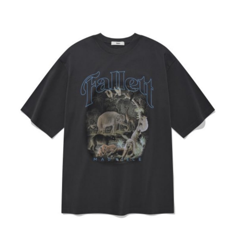 ◆SATUR◆ Paris Metro Graphic Short Sleeve T-Shirt Resort Bl Paris Metro Graphic Short Sleeve T-shirt White Blue