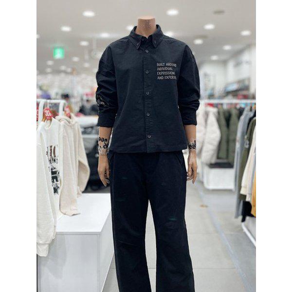 女性用季節の変わり目クロップシャツ(JR1SHF211DG)_DG