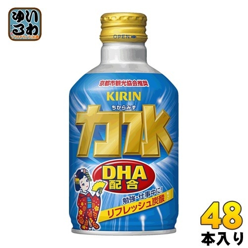 キリン 力水 京都デザインラベル 300ml ボトル缶 48本 (24本入×2 まとめ買い)