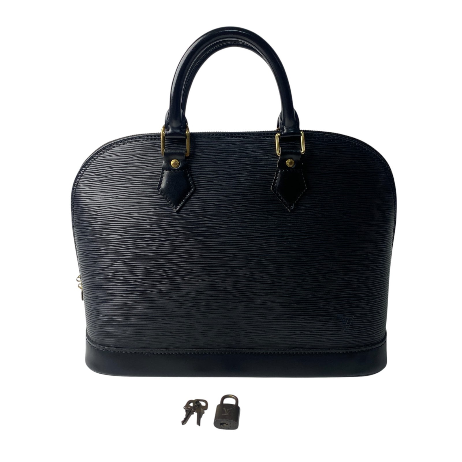 ルイヴィトン LOUIS VUITTON レディース エピ アルマ ハンドバッグ 鍵 カデナ付き M52142 MI0929
