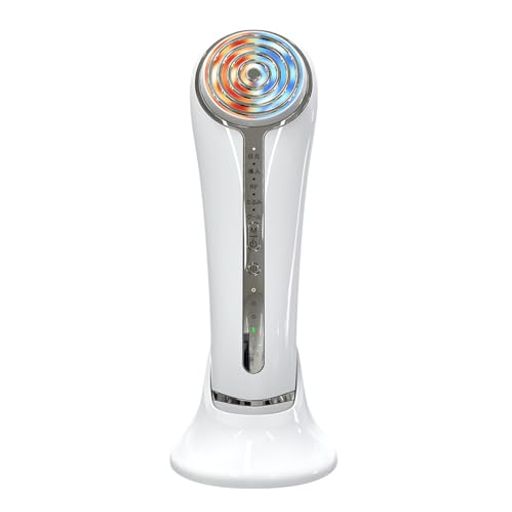 【2024年新モデル】 美顔器 RF美顔器 イオン導入 超音波美顔器 EMS 微電流 4色LED 光エステ 1台多役 イオン美顔器 5種類モード 3段階レベル 超音波振動 肌ケア 口元ケア フェイスケ