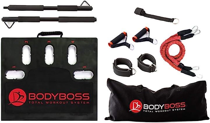 筋トレ 自宅 トレーニング器具 1台で40種目以上のトレーニングを自宅で ボディボス2.0 レッド( BODYBOSS 2.0 レッド) 20,860円