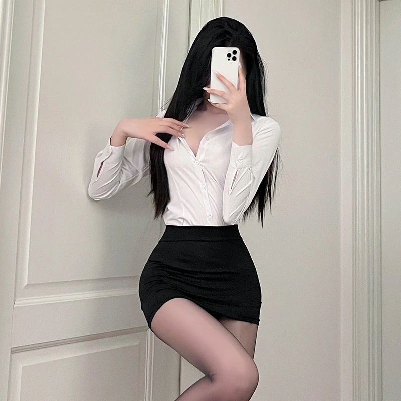 (HSIX)【最新モデル登場!!】お姉ちゃん ひしょコスプレキャスティング せいふく夏上着シャツセットjk せいふく修身olプロ白シャツ女夏