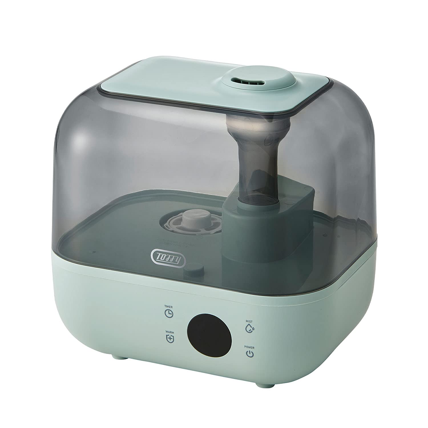 【Toffy/トフィー】 抗菌ハイブリッドアロマ加湿器4.7L HF08 (ペールアクア) 上部給水式 長時間加湿 ロングノズル 自動湿度コントロール機能 タイマー付き アロマオイル・アロマウォーター 6,824円