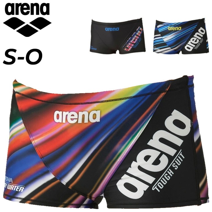 メンズ 水泳 競泳 練習用水着 トレーニングスパッツ（ショートレッグ トレーニング水着 スイムウェア 耐塩素 水泳水着 総柄 水泳パンツ スイミングパンツ 男性用水着/AS5FWM17M【返品不可】