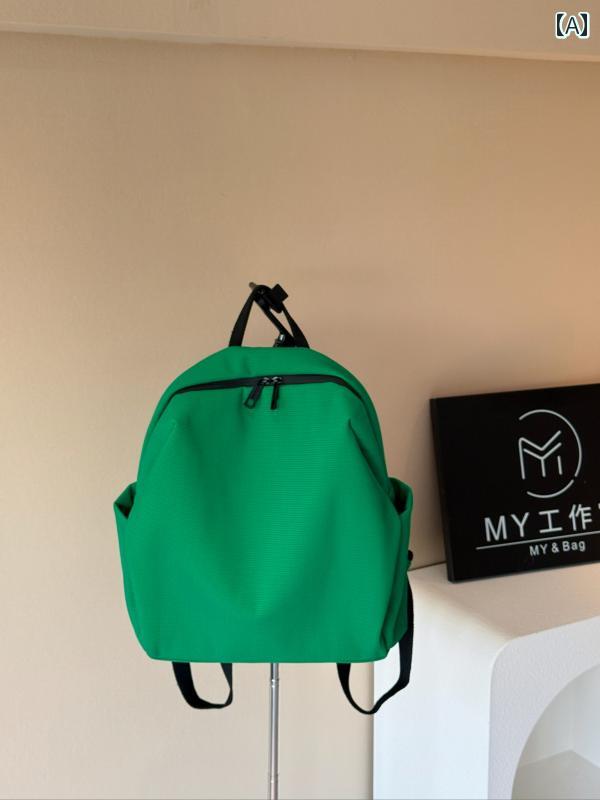 リュック　バッグ　アウトドア 通勤に 最適な ポケットが 複数 あり大容量の MY 風通しの 良い 韓国製 バック パック シンプルで カジュアル スクール バッグと