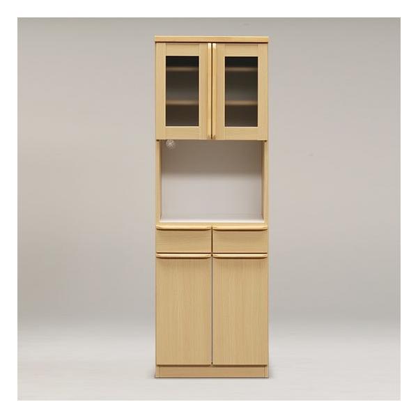 食器棚 キッチン収納 60キッチンボード 幅60 高さ 180 収納 レンジ棚 家電収納ラック ガラス扉 /カラー2色