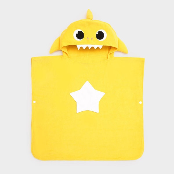 赤ちゃんサメフードタオル 子供のバスタイムが楽しくなります