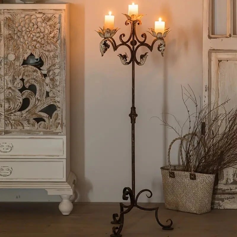 キャンドルスタンド メタル ヴィンテージ おしゃれ かわいい インテリア キャンドルホルダー ショップ カフェ レストラ パーティー