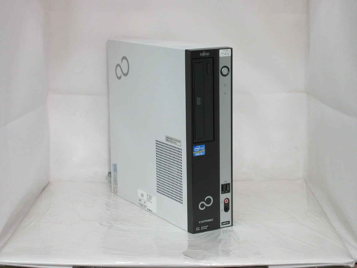 FMV-ESPRIMO D581/D デスクトップ パソコン Core i5 2400 3.1GHz メモリ4GB 250GBHDD DVD-ROM Windows10 Professional 64
