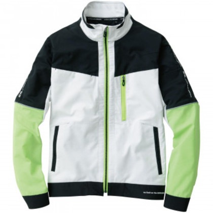 桑和 8018-00 長袖ブルゾン Lサイズ ライトグリーン(108) G.G.