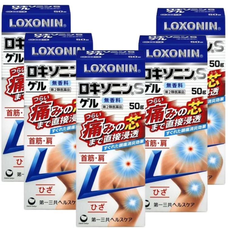 第2類医薬品 5個セット 第一三共ヘルスケア ロキソニン Sゲル 50g ロキソニン 首筋 肩 ひざ