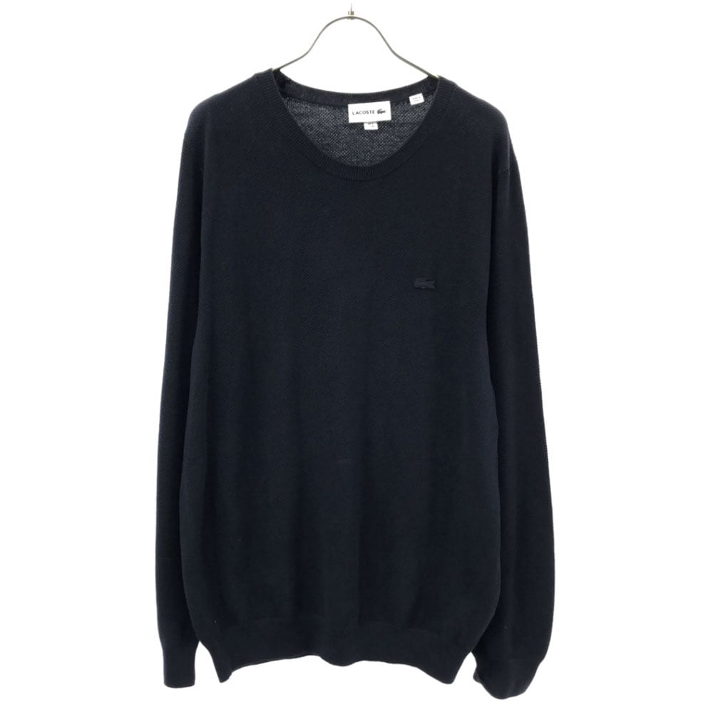 フランス製 長袖 ワッフル カットソー M ネイビー ロンT 鹿の子 メンズ