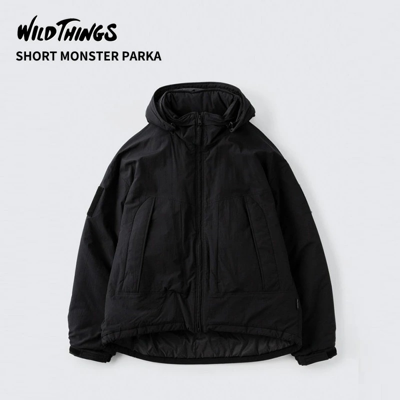 ワイルドシングス アウター ジャケット WILD THINGS ショートモンスターパーカー SHORT MONSTER PARKA 中綿ジャケット 冬