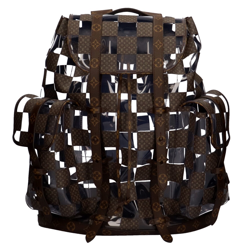ルイヴィトン クリストファーMM モノグラムチェス リュックデイパック モノグラムキャンバス M20865 LOUIS VUITTON 中古 美品