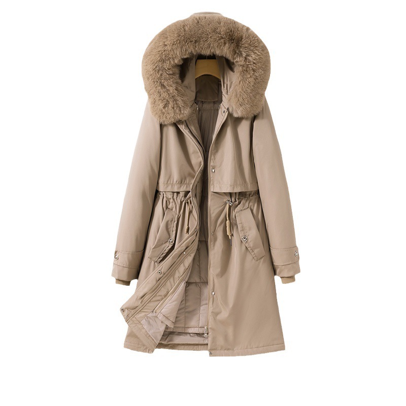 万能流行感 モッズコート レディース 中綿ライナー付き ミリタリー 中綿コート フェイクファー アウター 厚手 暖かい カジュアル 秋冬