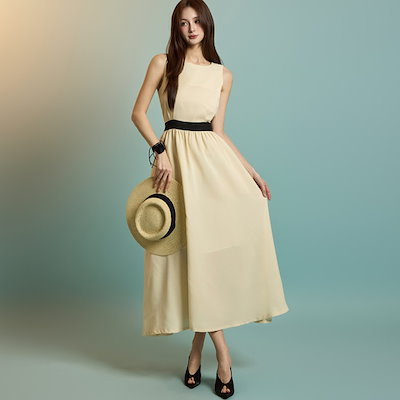 [DINT] D5244 配色 ワンピース Qoo10] ディント D5244 配色 ワンピース : レディース服