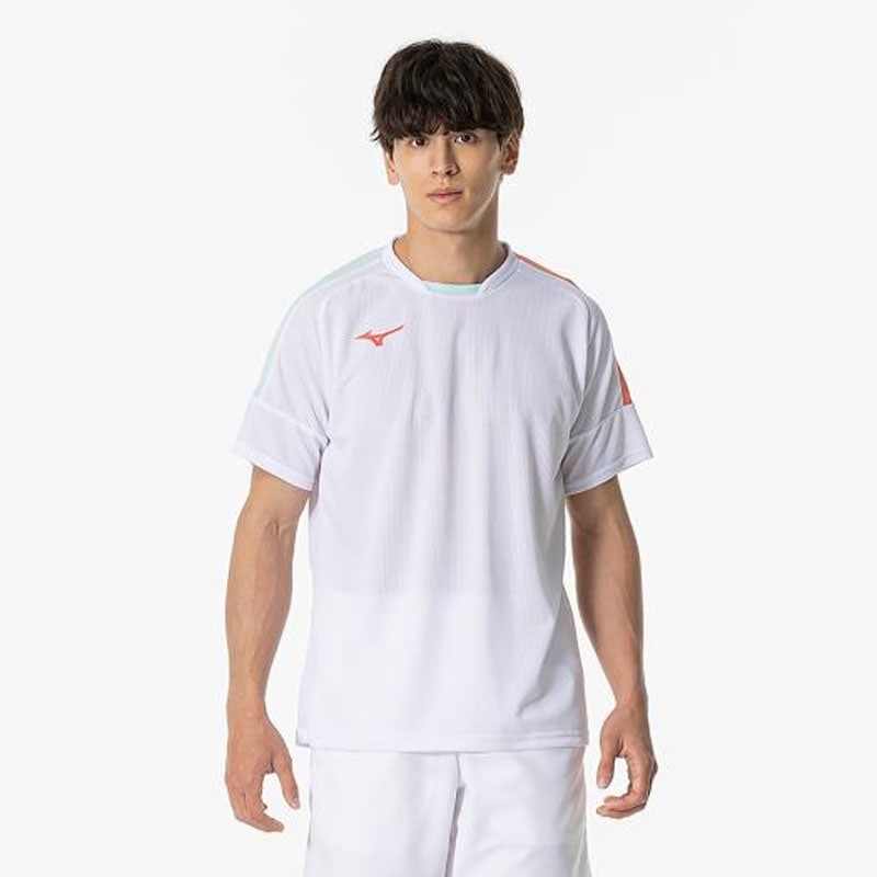 汗処理/通気 ドライエアロフローゲームシャツ ラケットスポーツ テニス/ソフトテニス ウエア ゲームウエア 62JAB008