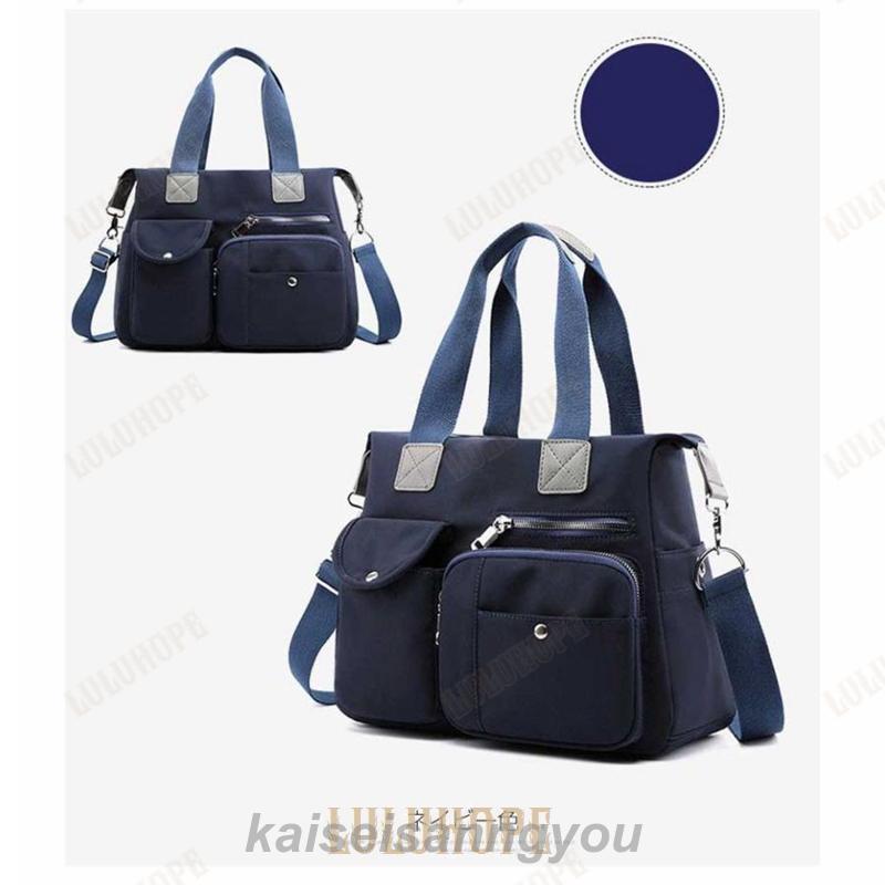 ショルダーバッグ レディース メンズ ハンドバッグ ナイロン 多機能 通勤バッグ ファスナー ポケット キャリーオンバッグ 斜めがけ ママバッグ