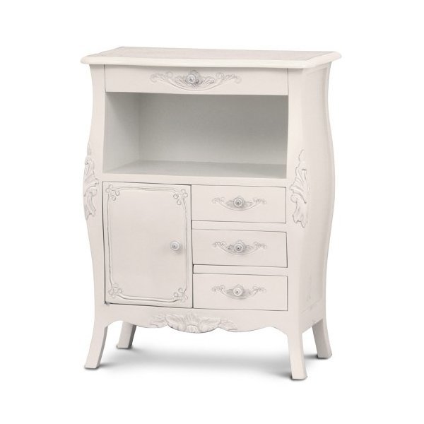 コモ ファックス台（ホワイト） 92172 【完成品】 メーカー直送