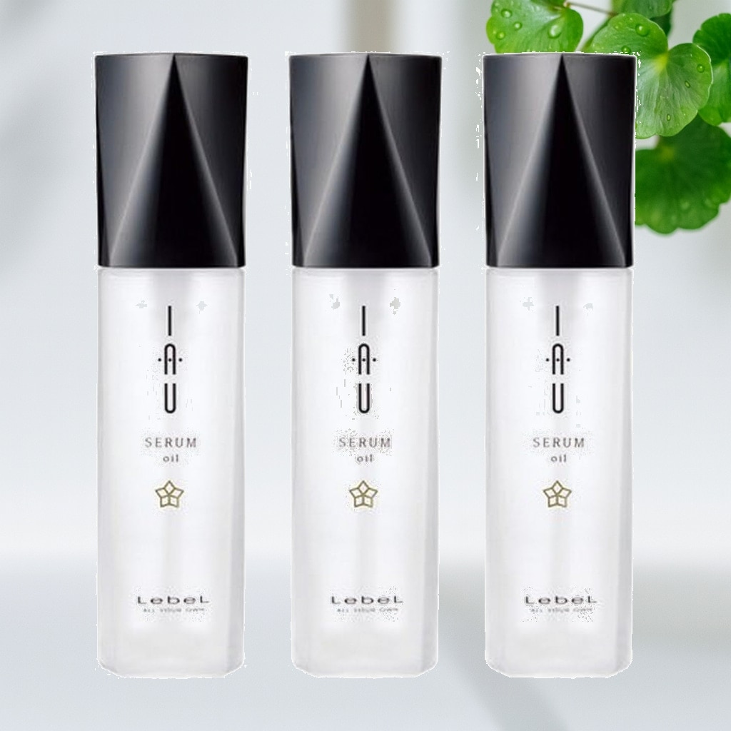 ルベル　イオ ルベル イオ セラム オイル 100mL ×3個セット 洗い流さない トリートメント 根元から素直な髪に シリコーンフリー Lebel iau SERUM 白 100ml×３