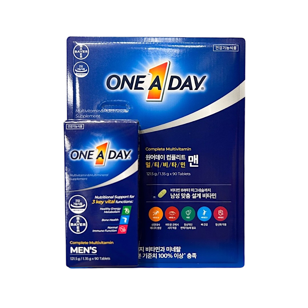 BAYER ワンアデー コンプリートマルチビタミンマン 1.35g x 90錠 tt
