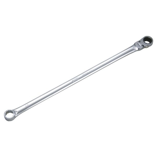 KTC 京都機械工具 超ロング ラチェットメガネレンチ 首振り 13mm MR15L-13F レンチ 工具 ツール DIY 作業工具