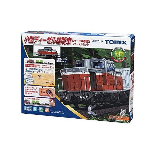 トミーテック 90097 小型ディーゼル機関車Nゲージ鉄道模型ファーストセット