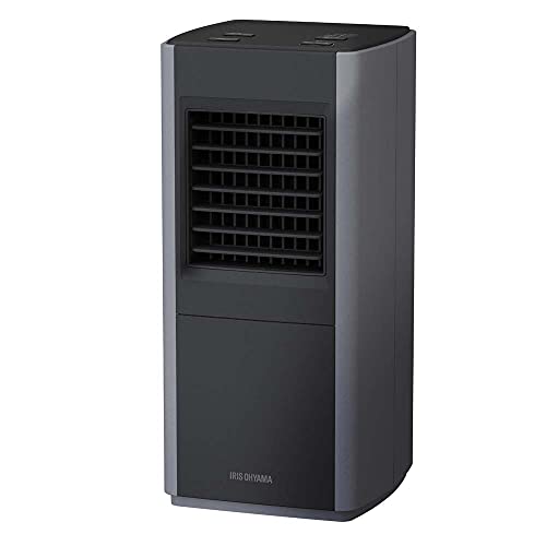 アイリスオーヤマ ヒーター セラミックファンヒーター 暖房器具 電気 足元 小型 温風 省エネ 脱衣所 大風量 スリム CH-12TDS1-H グレー