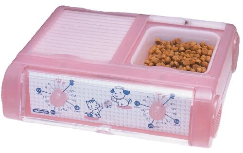 山佐時計計器 わんにゃんぐるめ クリアピンク