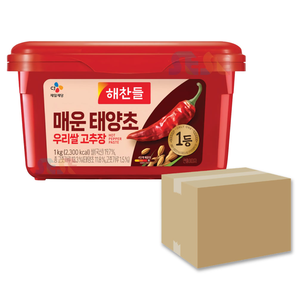 辛口 コチュジャン 12個セット 1kg / CJ 太陽椒 ゴチュジャン 韓国調味料 激辛