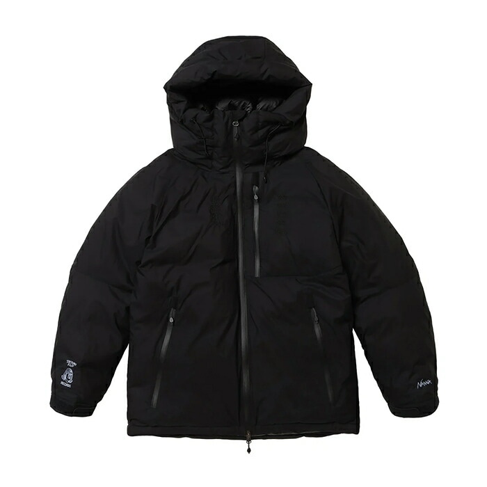 ナンガ×タコマフジレコード エクスクルーシブダウンジャケット（ユニセックス） M ブラック #N0003107