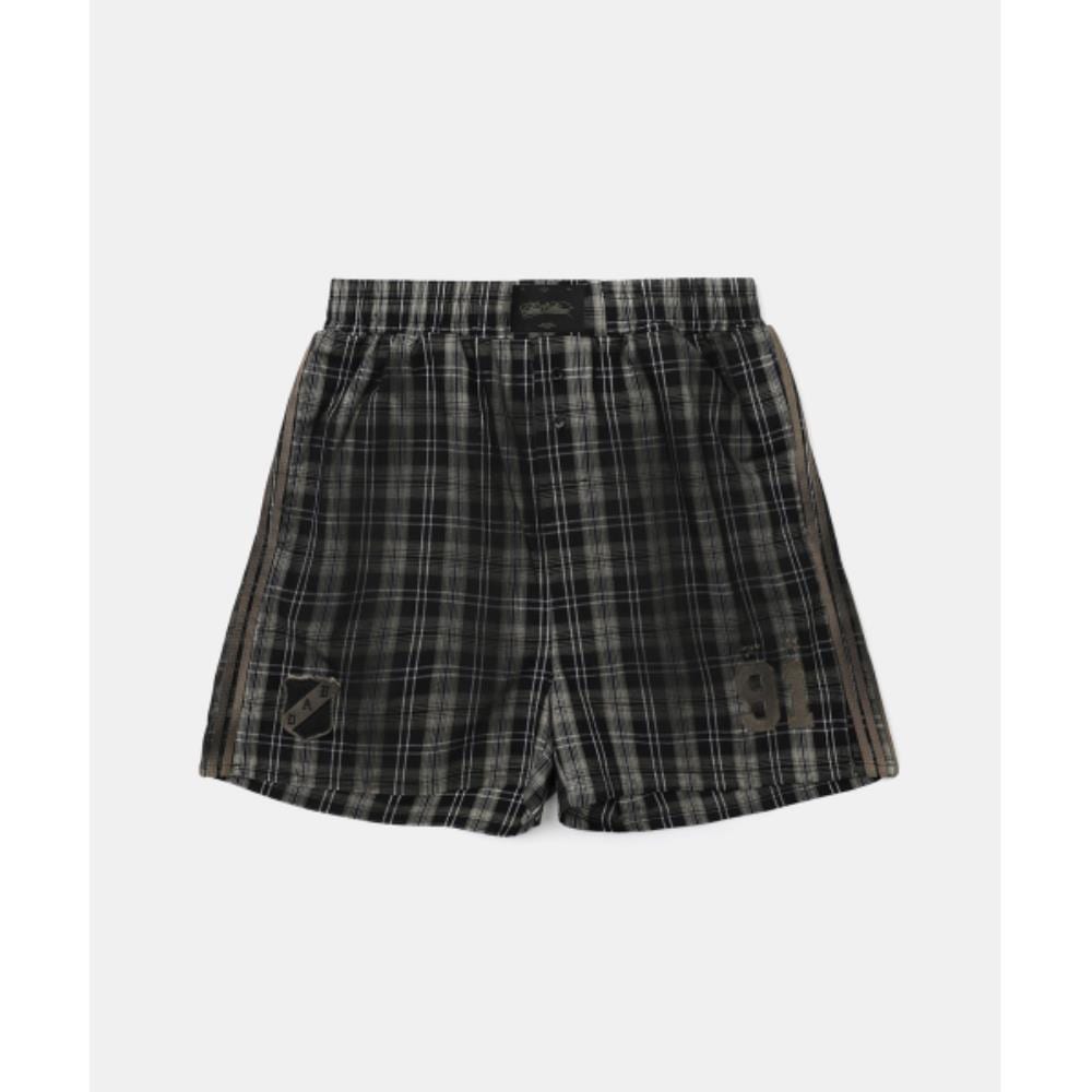 BADBLOOD Vintage Billy Check Boxer Shorts Black w-srt25 10,130円