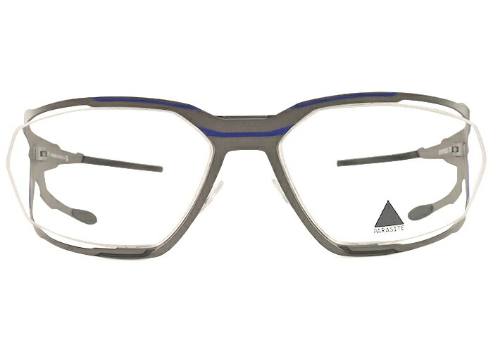 パラサイト PARASITE SYNTHESE フルリム MADE IN FRANCE 伊達 度付き スチール メンズ 老眼鏡 遠近両用 めがね メガネ 眼鏡 55サイズ pa